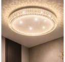 GLOBO LIGHTING LED Deckenleuchte CCT Weiß Transparent Sterneneffekt Bild 4