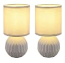 GLOBO LIGHTING Tischleuchte Keramik Grau Bild 1