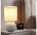GLOBO LIGHTING Tischleuchte Keramik Grau Bild 4