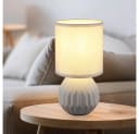 GLOBO LIGHTING Tischleuchte Keramik Grau Bild 5