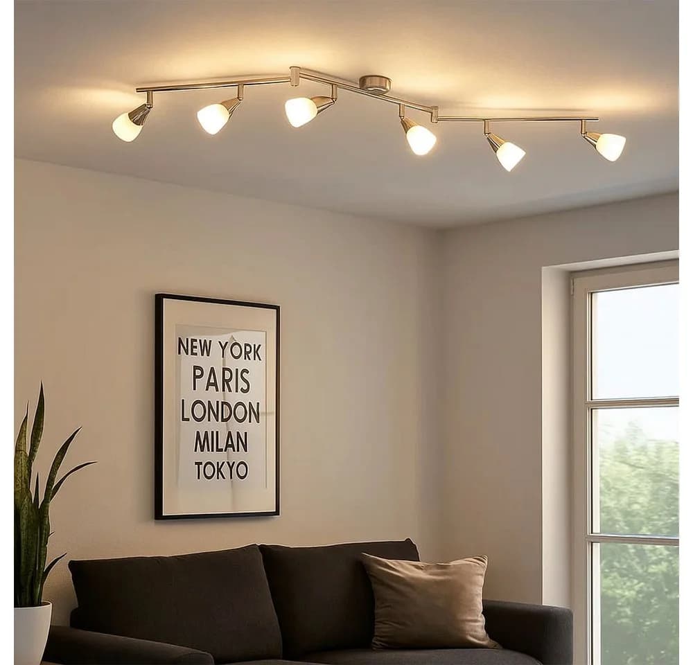 GLOBO LIGHTING Deckenspot 6-Flammig verchromt - Bild 2