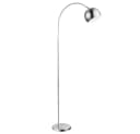 GLOBO LIGHTING Stehlampe Bogenstehlampe 150 cm Nickel Matt Bild 1