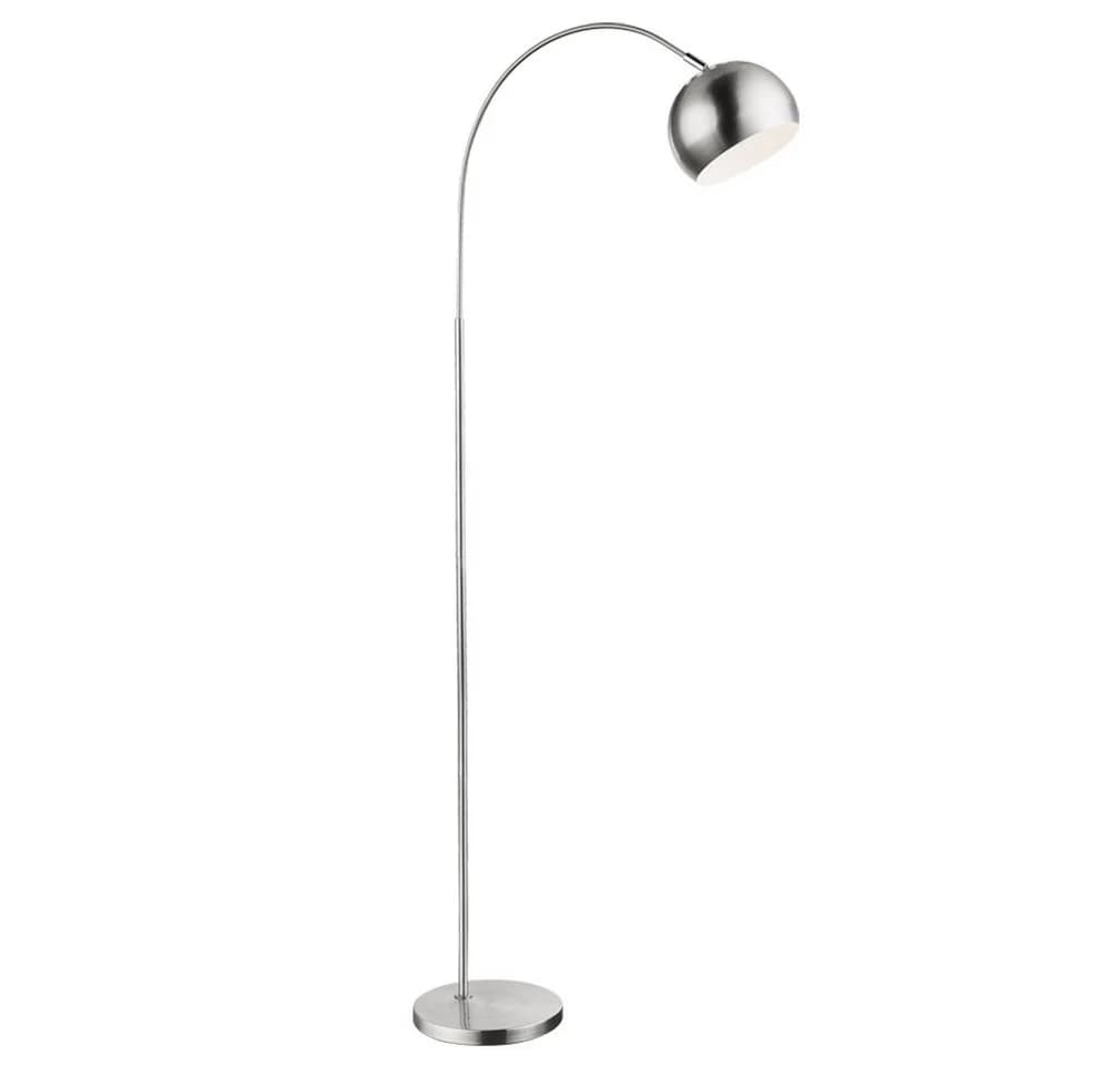 GLOBO LIGHTING Stehlampe Bogenstehlampe 150 cm Nickel Matt