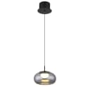 GLOBO LIGHTING LED-Hängeleuchte Rauchglas Schwarz Matt Bild 1