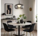 GLOBO LIGHTING LED-Hängeleuchte Rauchglas Schwarz Matt Bild 2