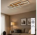 GLOBO LIGHTING LED Deckenleuchte Holzoptik Fernbedienung CCT Dimmbar Bild 3