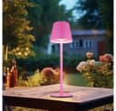GLOBO LIGHTING LED Außen-Tischleuchte Pink Dimmbar Bild 5