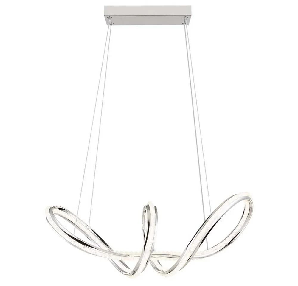 GLOBO LIGHTING LED Pendelleuchte Silber Dimmbar Fernbedienung - Bild 4