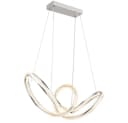 GLOBO LIGHTING LED Pendelleuchte Silber Dimmbar Fernbedienung Bild 5