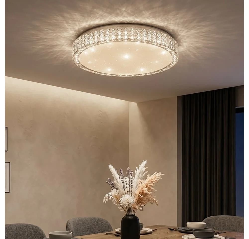 GLOBO LIGHTING LED Deckenleuchte mit CCT-Funktion & Sternenhimmeleffekt - Bild 4