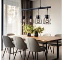 GLOBO LIGHTING LED-Hängeleuchte Industrial Schwarz mit 4x E27 Fassung Bild 3