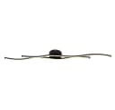 GLOBO LIGHTING LED Deckenleuchte Warmweiß Metall Schwarz Bild 4