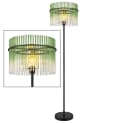 GLOBO LIGHTING Stehlampe Grün Metall Glas Bild 2