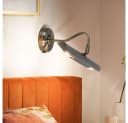 GLOBO LIGHTING Wandleuchte Messing Schlafzimmer Lampe Bild 3