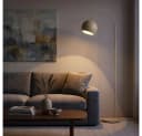 GLOBO LIGHTING Stehlampe Bogenlampe Sandfarben E27 Bild 3