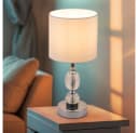 GLOBO LIGHTING Tischleuchte Kristallglas Nachttischlampe Bild 1