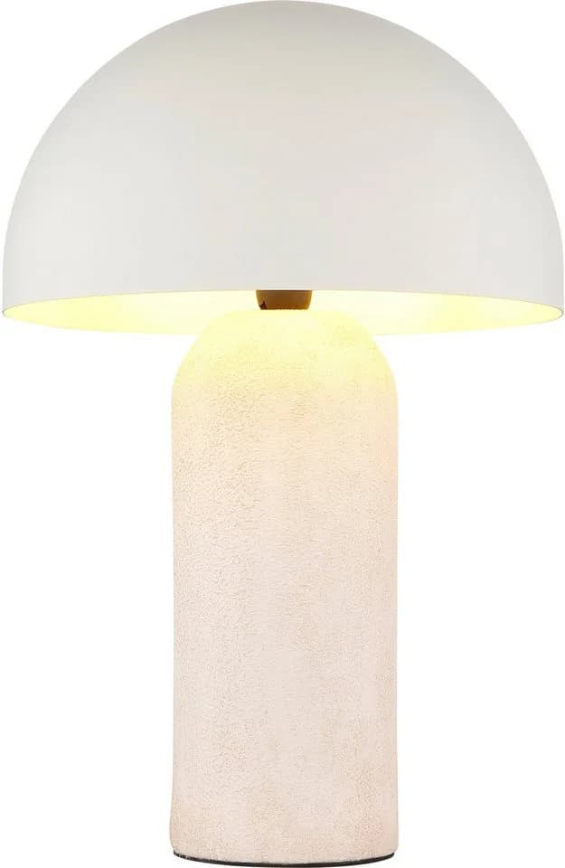 HOMSY BY ANA JOHNSON Tischleuchte LUMEVA Pilz Lampe Beige Keramik Metall E14 - Bild 2