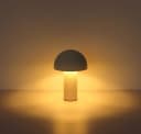 HOMSY BY ANA JOHNSON Tischleuchte LUMEVA Pilz Lampe Beige Keramik Metall E14 Bild 3