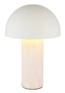 HOMSY BY ANA JOHNSON Tischleuchte LUMEVA Pilz Lampe Beige Keramik Metall E14 Bild 5
