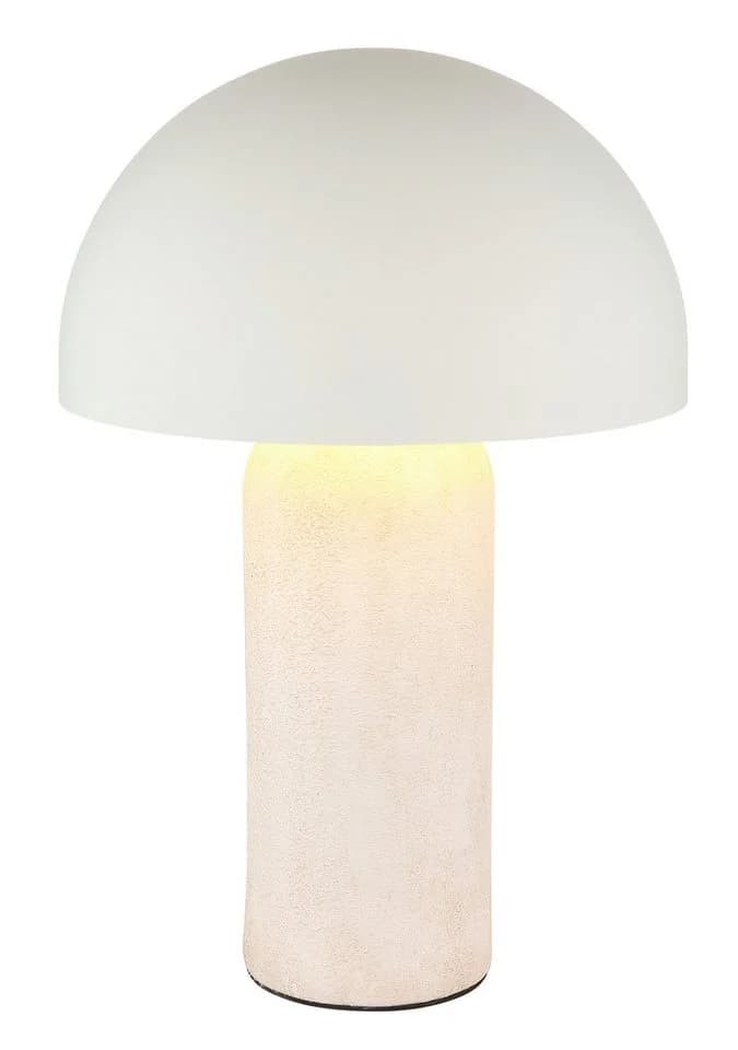 HOMSY BY ANA JOHNSON Tischleuchte LUMEVA Pilz Lampe Beige Keramik Metall E14 - Bild 5