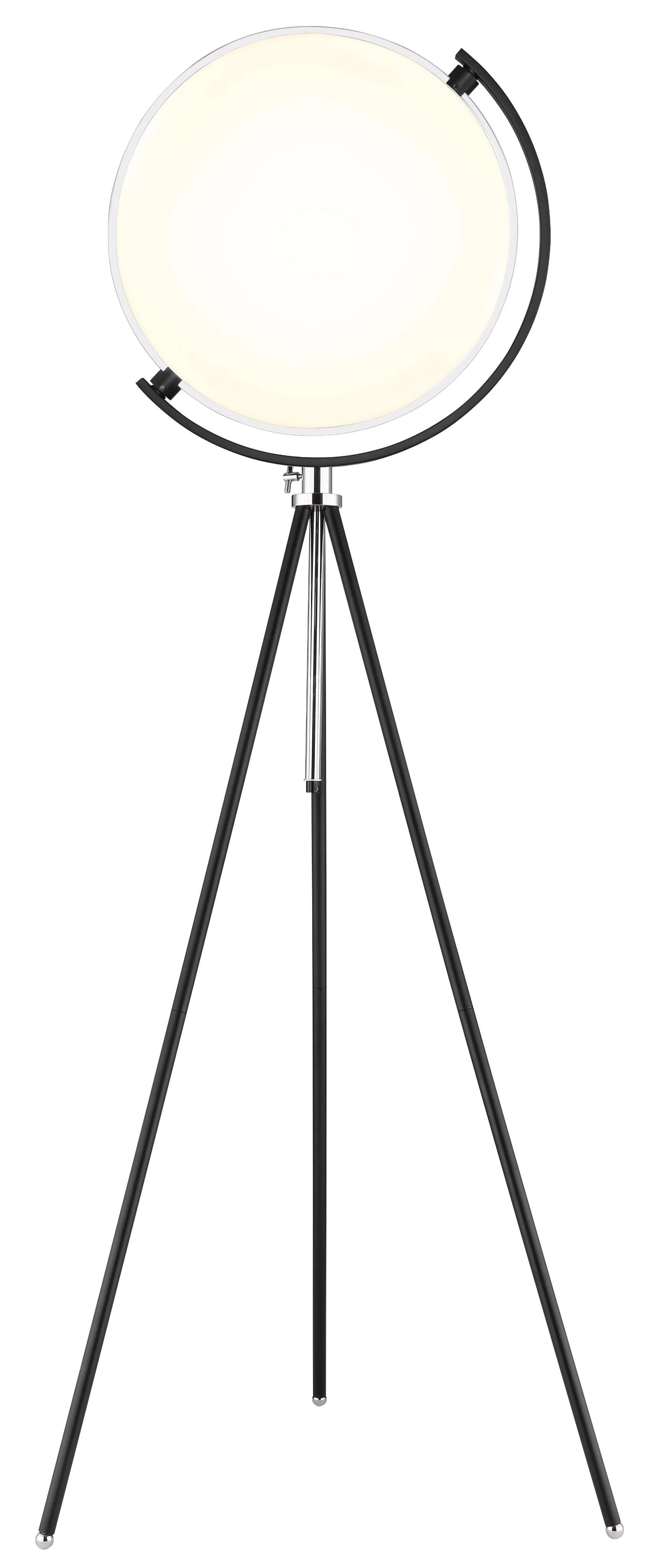 GLOBO LIGHTING Stehlampe MIRO Schwarz Matt Dimmbar LED
