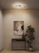 GLOBO LIGHTING Deckenleuchte BELTRAN silberfarben matt dimmbar LED Bild 1