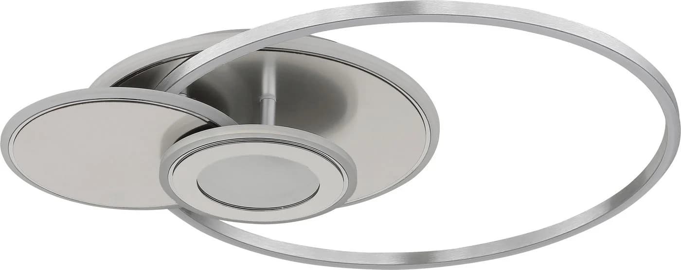 GLOBO LIGHTING Deckenleuchte BELTRAN silberfarben matt dimmbar LED - Bild 3