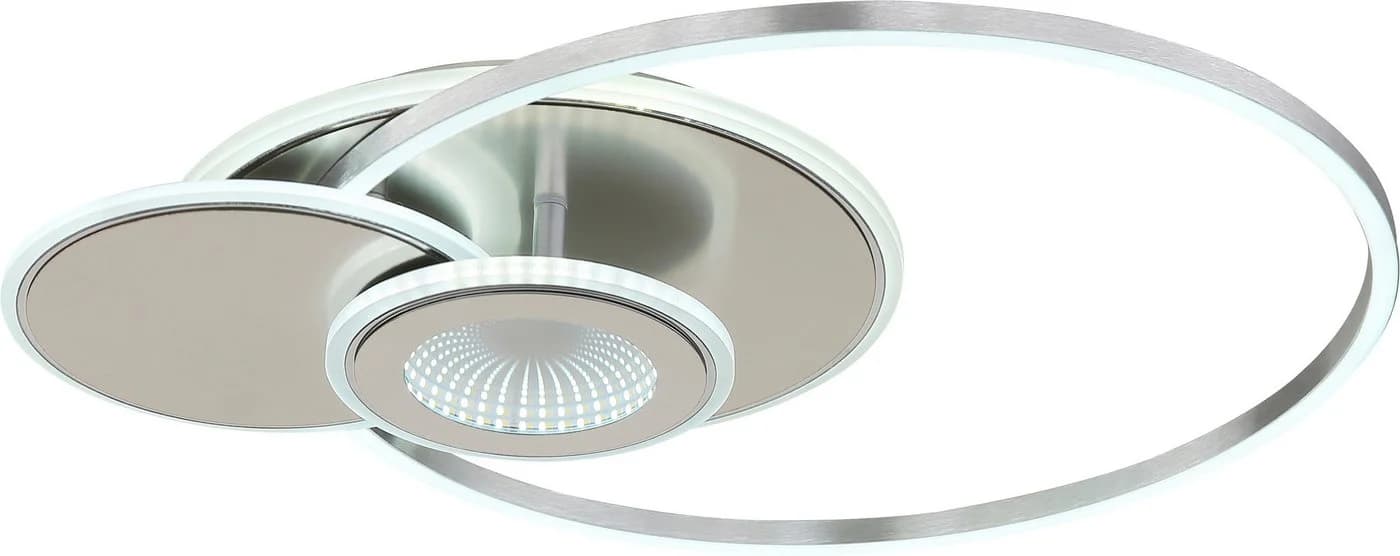 GLOBO LIGHTING Deckenleuchte BELTRAN silberfarben matt dimmbar LED - Bild 4