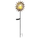 GLOBO LIGHTING Solarleuchte LED Warmweiß Metall Glas Bild 1