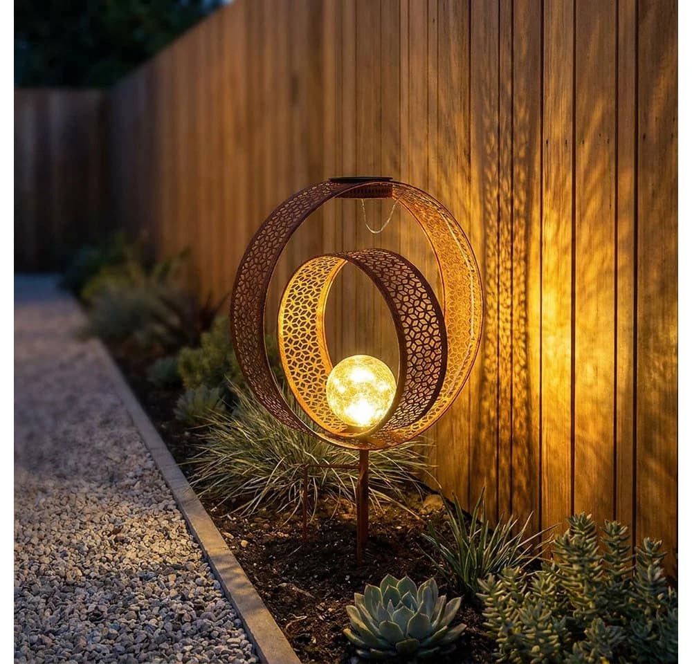 GLOBO LIGHTING Solarleuchte Orientalisch Braun 2er Set - Bild 4