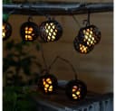 GLOBO LIGHTING LED Solar-Lichterkette Schwarz Feuereffekt 8x Bild 4