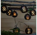 GLOBO LIGHTING LED Solar-Lichterkette Schwarz Feuereffekt 8x Bild 5