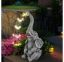 GLOBO LIGHTING LED Solarleuchte Elefant grau Bild 2
