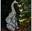 GLOBO LIGHTING LED Solarleuchte Elefant grau Bild 3