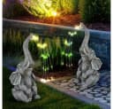 GLOBO LIGHTING LED Solarleuchte Elefant grau Bild 5