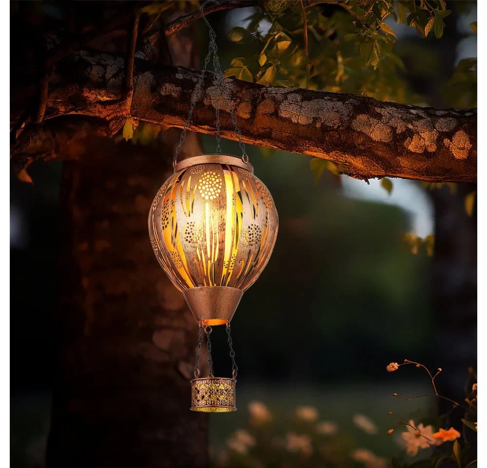 GLOBO LIGHTING Gartenleuchte LED Warmweiß Heißluftballon-Design - Bild 4