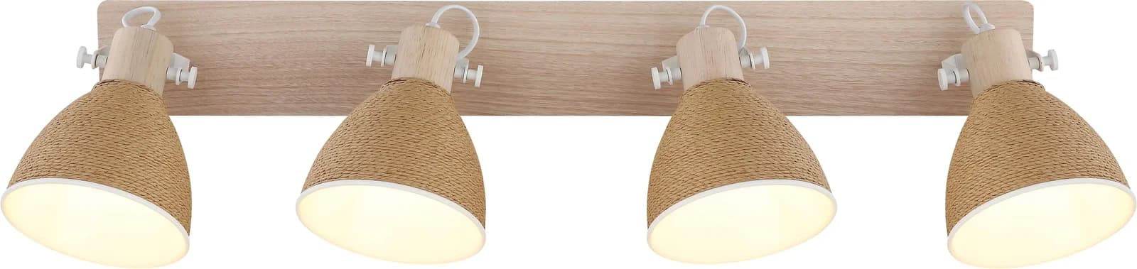 GLOBO LIGHTING Deckenstrahler LYNDON 4-fach schwenkbar weiß matt