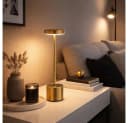 GLOBO LIGHTING LED Tischleuchte 2er Set Gold Touchdimmer CCT Bild 4