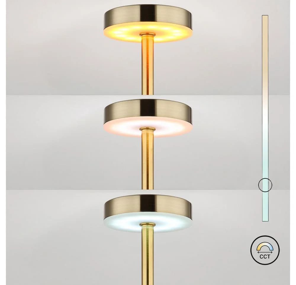 GLOBO LIGHTING LED Tischleuchte 2er Set Gold Touchdimmer CCT - Bild 5