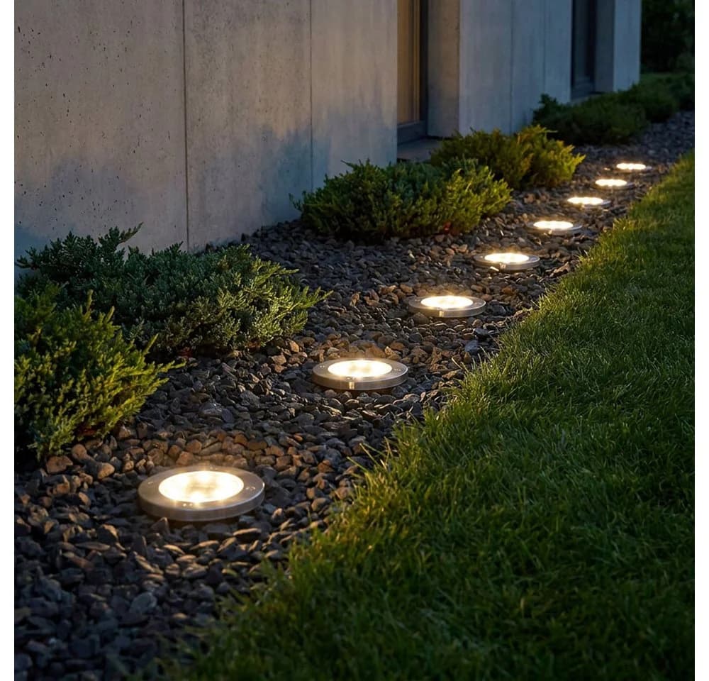 GLOBO LIGHTING LED Gartenleuchte 8er Set Solar Bodenleuchten - Bild 2