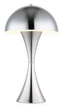 MY HOME Tischleuchte Dima Pilzlampe Chrom Metall Bild 2