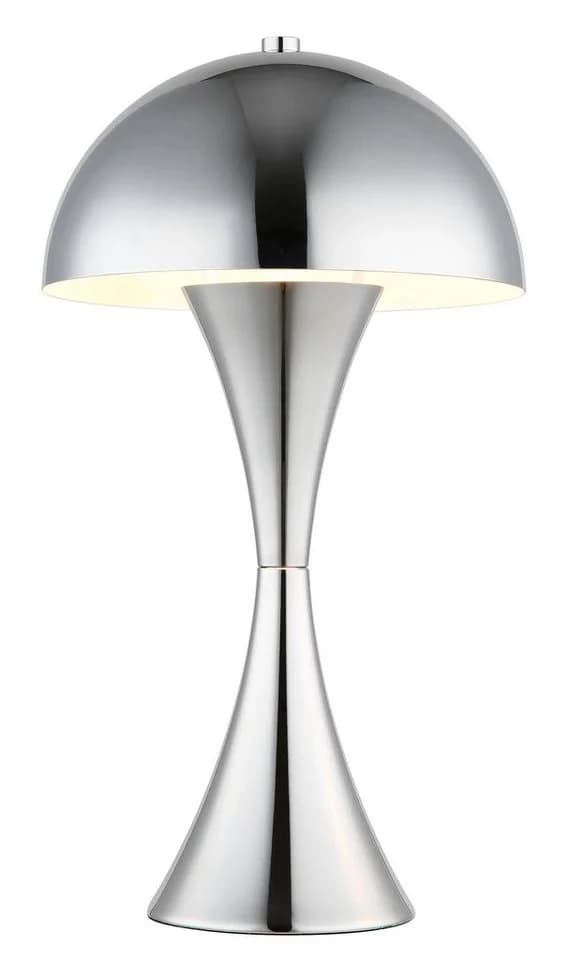 MY HOME Tischleuchte Dima Pilzlampe Chrom Metall - Bild 2