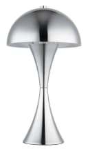 MY HOME Tischleuchte Dima Pilzlampe Chrom Metall Bild 3
