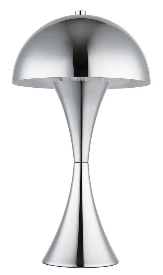 MY HOME Tischleuchte Dima Pilzlampe Chrom Metall - Bild 3