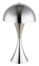 MY HOME Tischleuchte Dima Pilzlampe Chrom Metall Bild 4