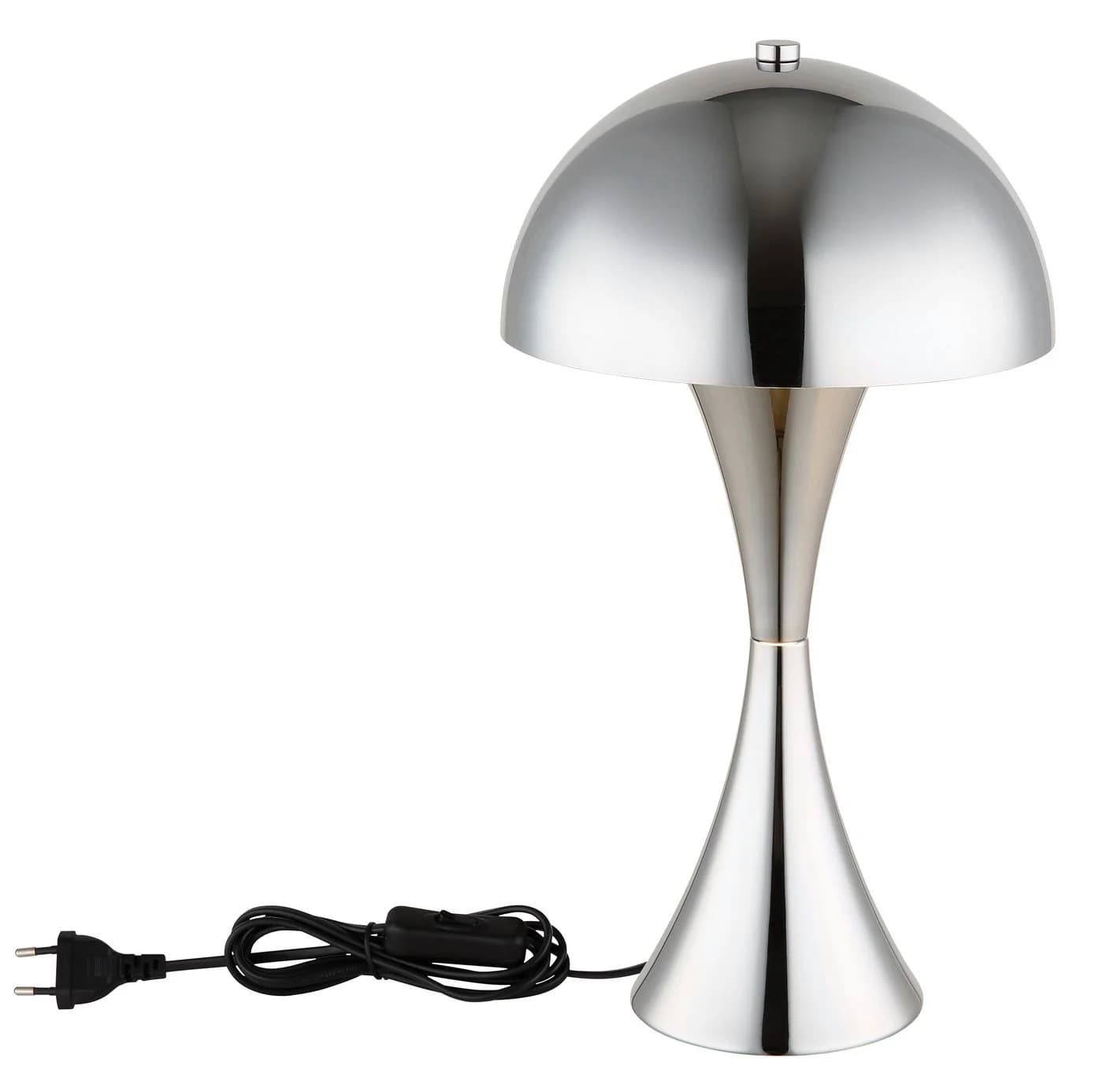 MY HOME Tischleuchte Dima Pilzlampe Chrom Metall - Bild 5