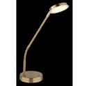 Tischleuchte SILVIO Messingfarben Metall Acryl Touchdimmer Bild 4