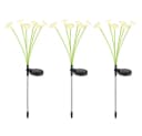 GLOBO LIGHTING Solarleuchte Blumen 3er Set Warmweiß Bild 1