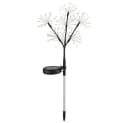 GLOBO LIGHTING Solarleuchte Edelstahl Warmweiß 2er Set Bild 5