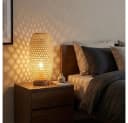 GLOBO LIGHTING LED Nachttischlampe Bambus Warmweiß Bild 5